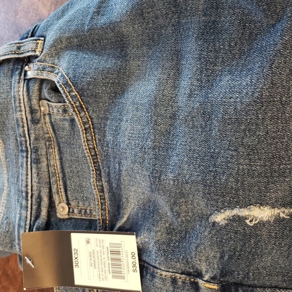 Original Use Slim-fit Tapered Jeans Distressed Broken Knee Jeans 30W/32L - Picture 5 of 9